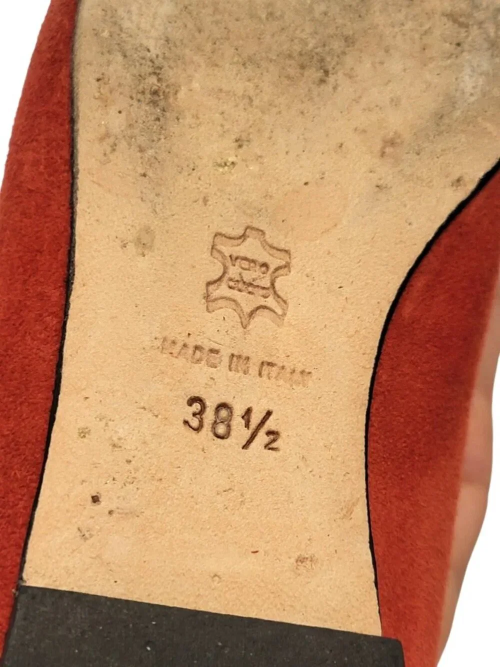 Ann Mashburn Buckle Shoe Suede Minimalist Square Toe Flats